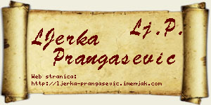 LJerka Prangašević vizit kartica